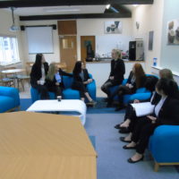 Business Hub meeting room at Adcote Hall in Shropshire