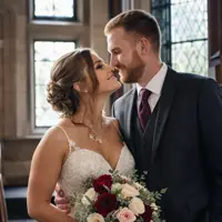 Wedding reception review portrait