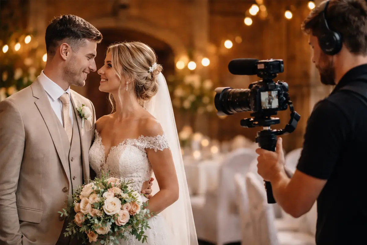 Wedding video gallery at Adcote Hall ceremony and reception filming